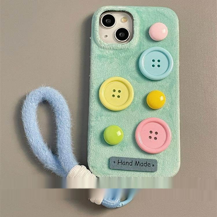 Velvet Colorful Buttons For Stylish Phone Cases