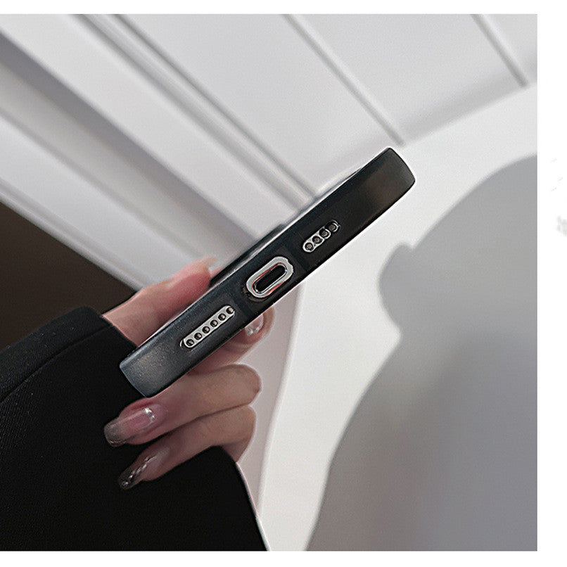 Black Flower Silicone Case