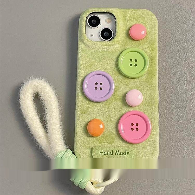 Velvet Colorful Buttons For Stylish Phone Cases
